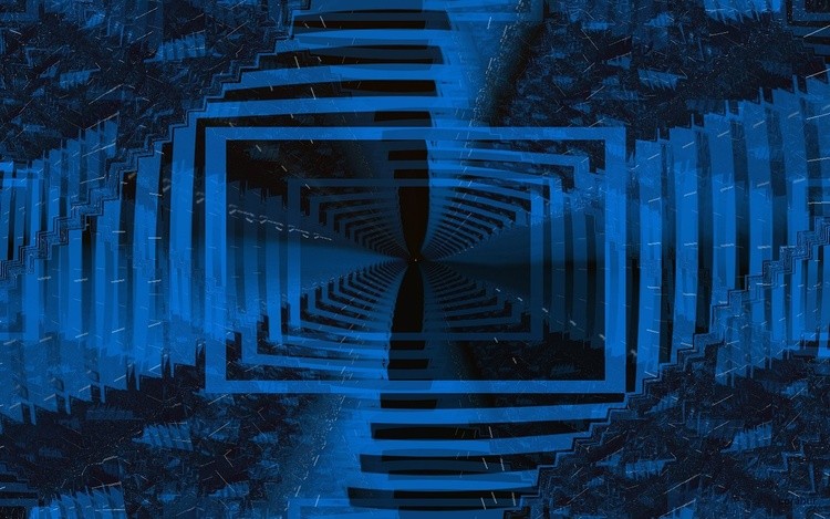 Infinity Blue PC Wallpaper
