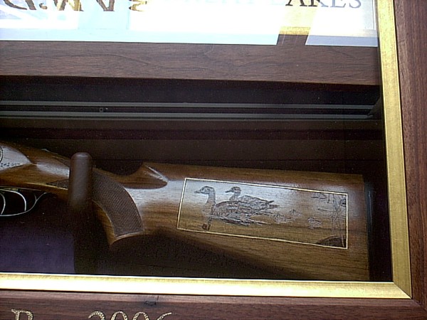 Ducks Unlimited Gun Closeup