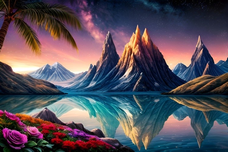 Beautiful view of happy nature