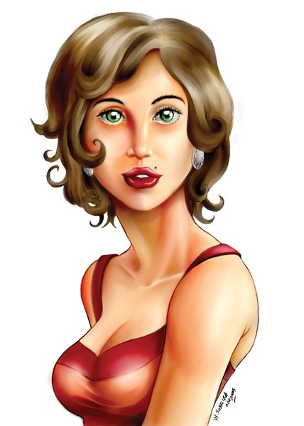 Female face