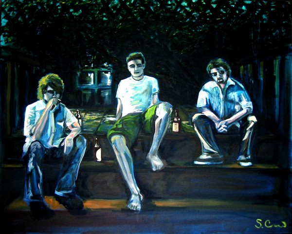3 Guys at a Hollywood Party