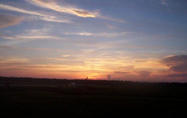 A sunrise