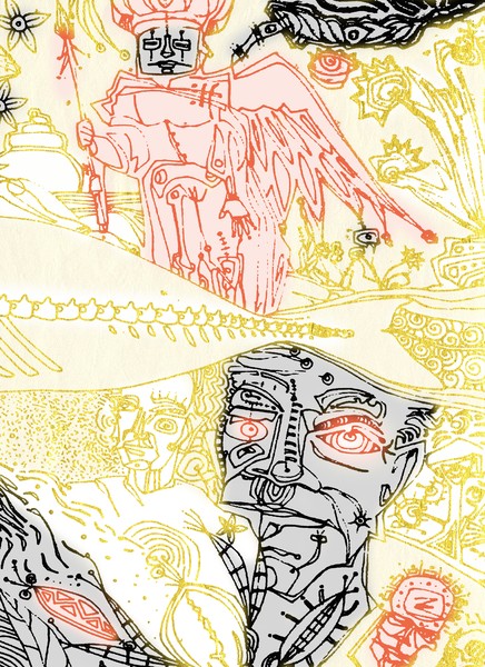 the whale (detail)