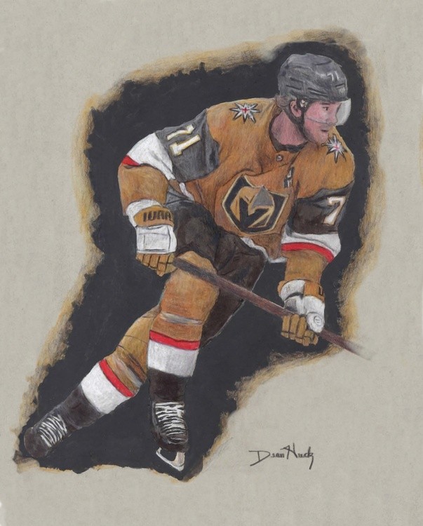William Karlsson - ON TO VICTORY - Colored Pencil Drawing by Dean Huck