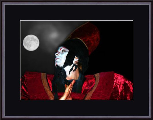 The moon was at her full ....