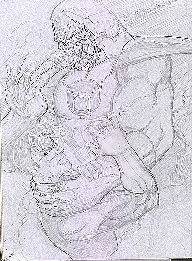 RED and GREEN LANTERN