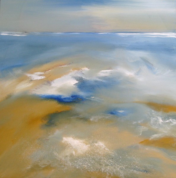 The coast touching the sea