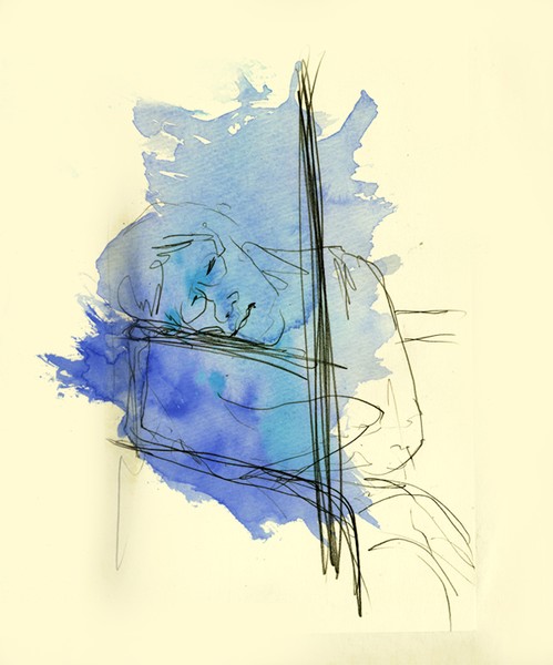 falling asleep on the train