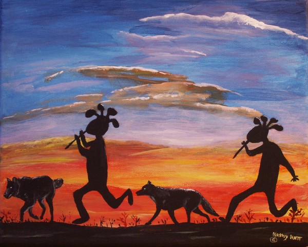 Gathering At Sunset