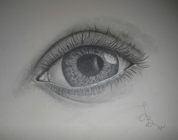 Eye practice sketch