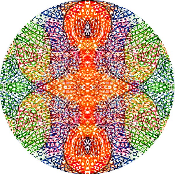 Sixties Mandala (colored)