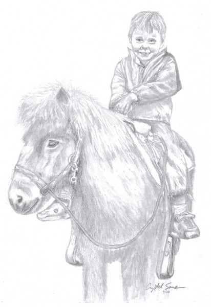 boy and his pony