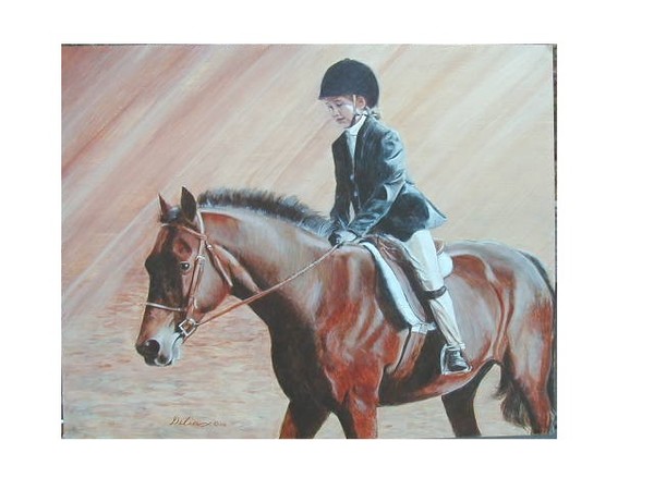 Ashley and her pony