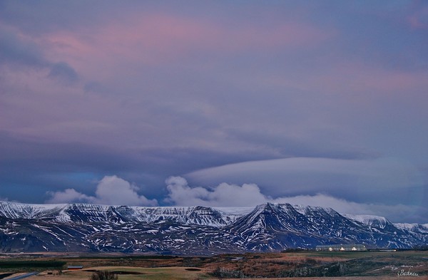 MT. Esja in the twilight !