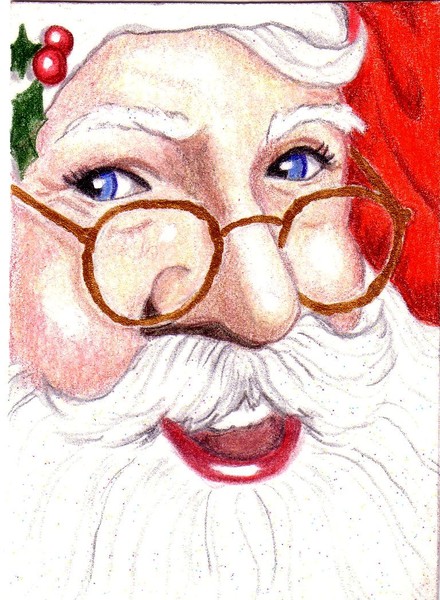 'Jolly Old St. Nick' ACEO