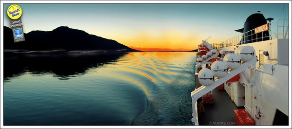 Sunset from the Matanuska