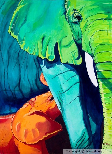The Nurturing III - Elephants