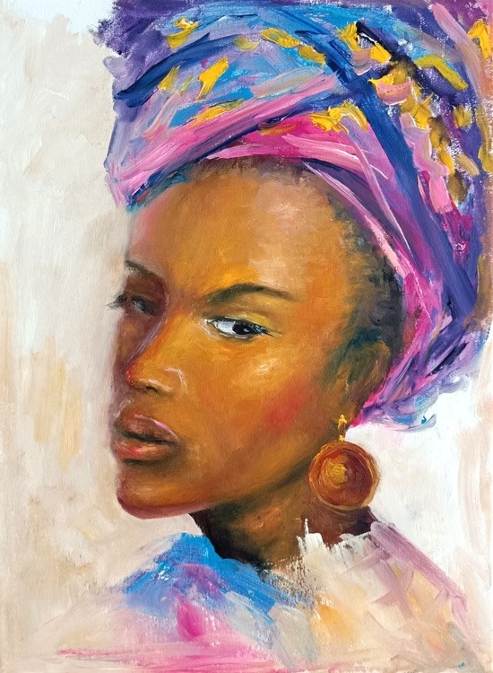 Black woman portrait 