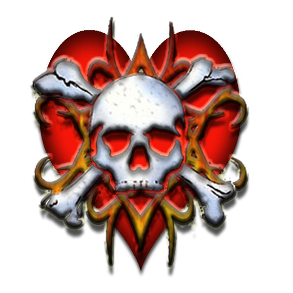 Heart and Skull