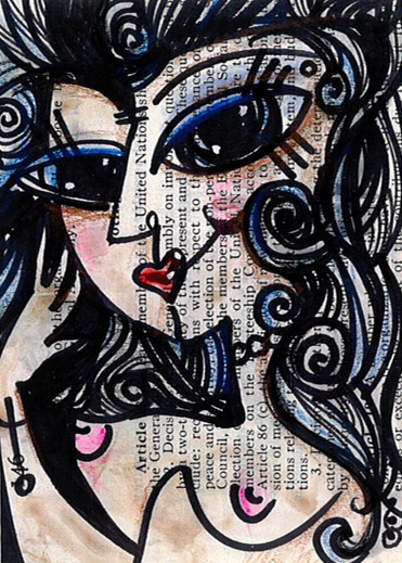 Nude Goddess 2 Artist Trading Card