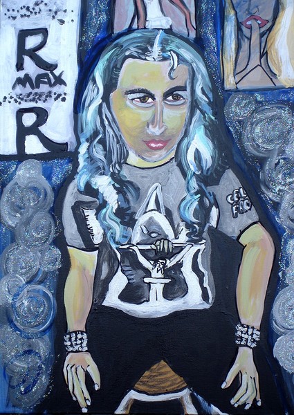 Black Metal Hessian Warrior