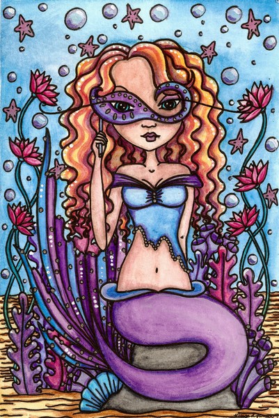 Mermaid Masquerade: Aquamarine