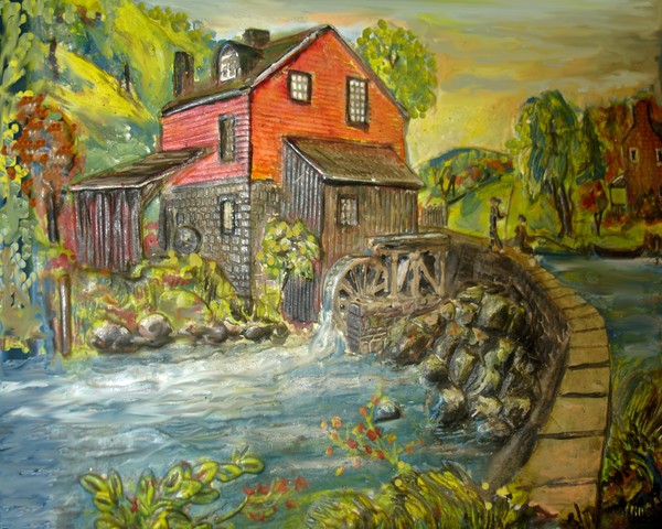 Daniel's Mill at Sunset