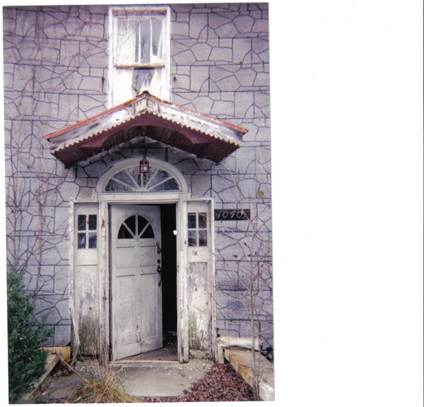 the front door