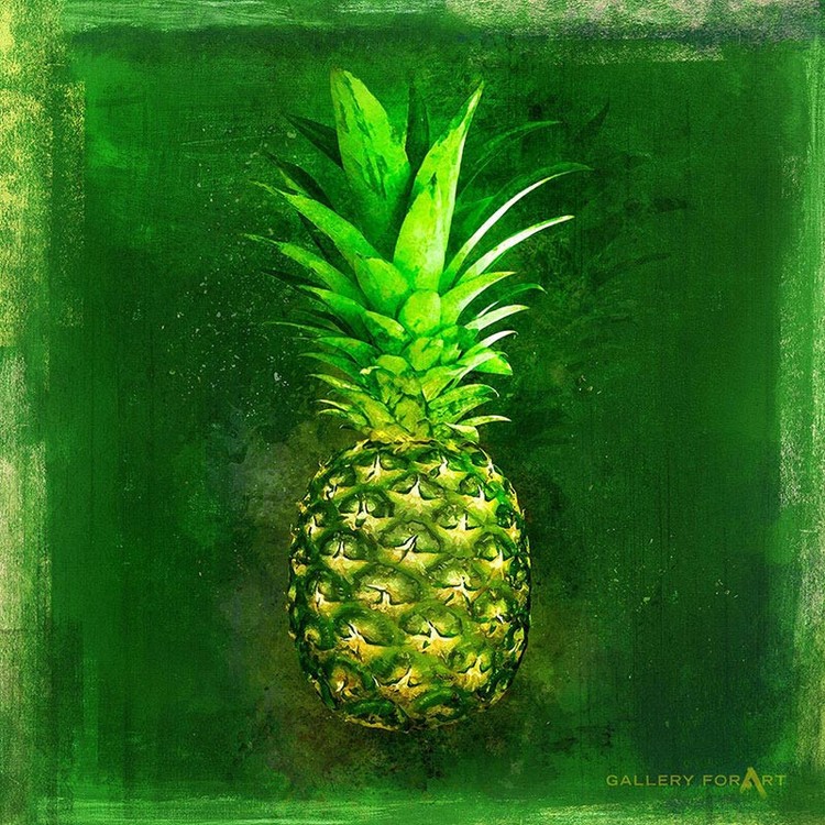 PINEAPPLE ART GREEN