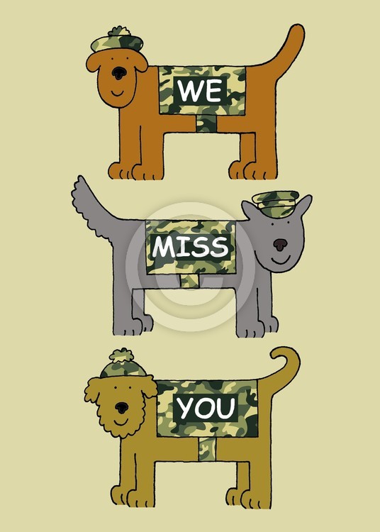 We miss you military dogs.