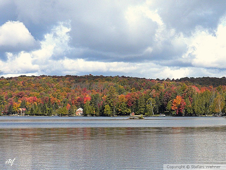 Lake George in fall