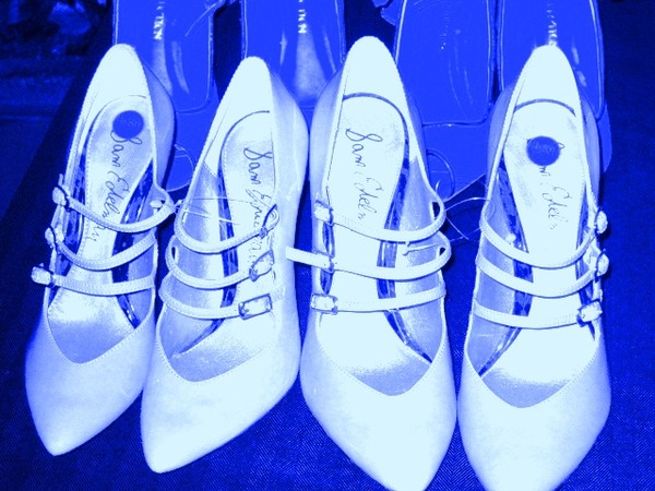 shoes in blue