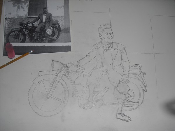 Grampa's Moto Guzzi