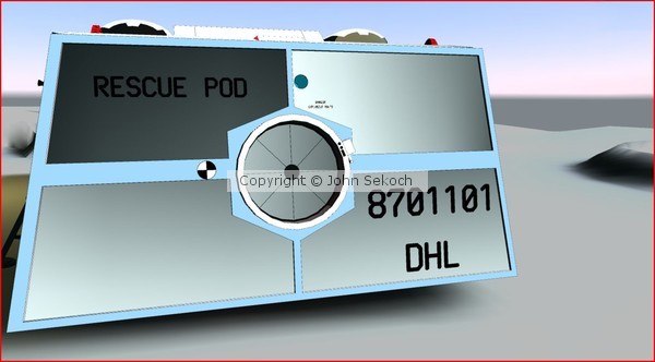 Back view of Pod