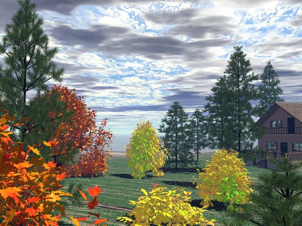 Indian Summer By The Lake
