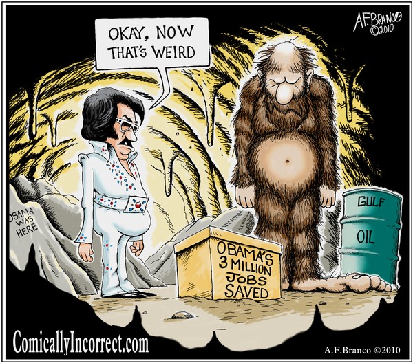 Obama's 3 Million Jobs saved (Cartoon)