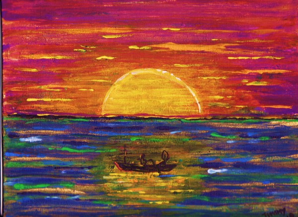 Moonlight Fisherman