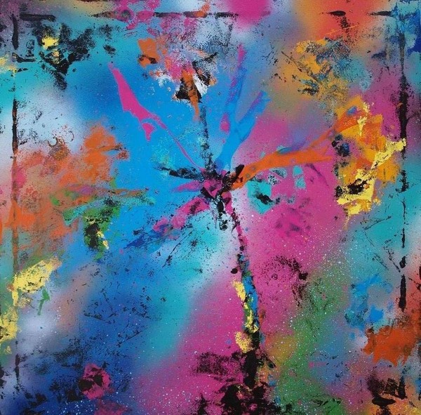 Abstrakt sprayart 20