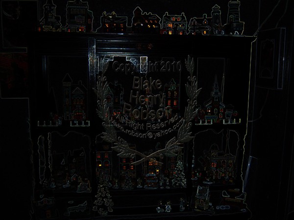 Department 56 Christmas Village Digital Art