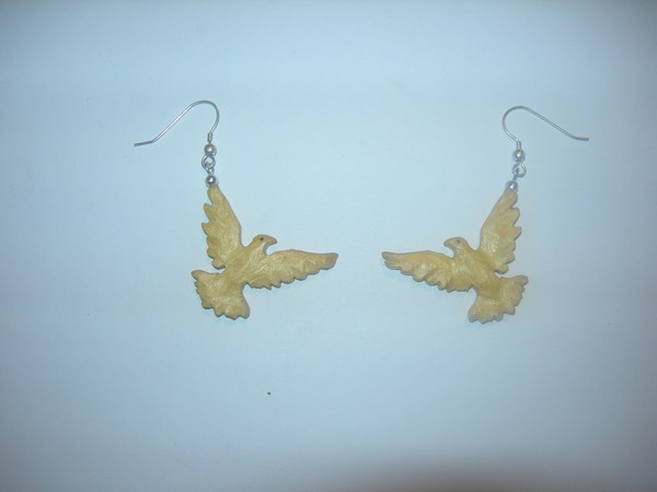 peace dove earings