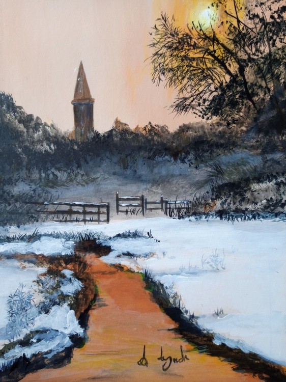 Christmas scene.