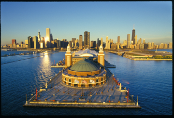 Navy Pier at Sunrise

