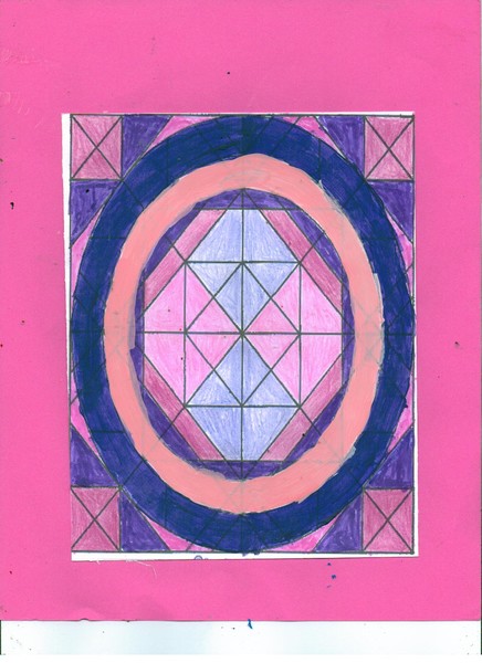 Pink and circle circle