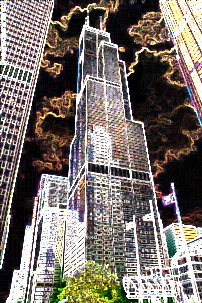 Sears Tower (Glow Shot)