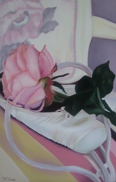 Balletshoe with rose 1
