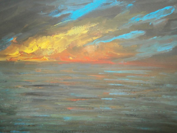 sunset seascape