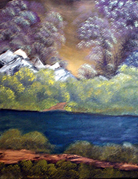 MOUNTAIN AND RIVER SCENE