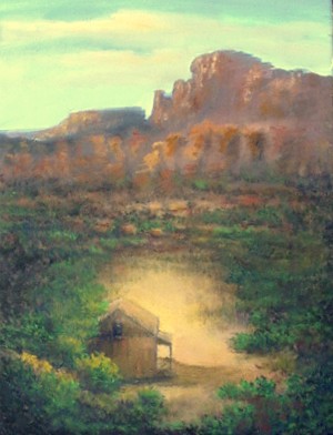 Cabin in the Red Mountains