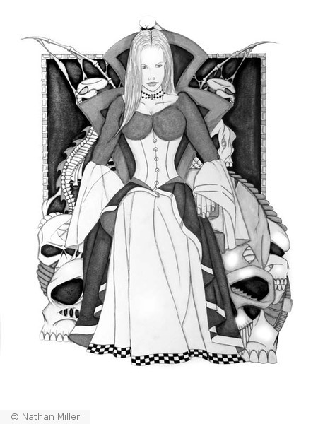 Dark Fairy in B&W