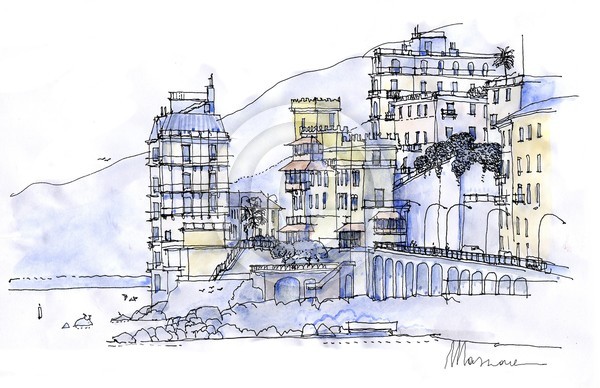 Palazzi sul mare